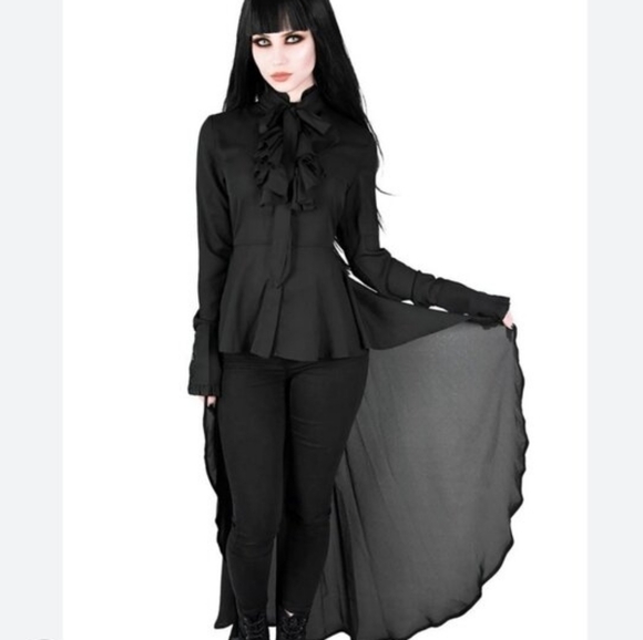 Killstar Sorrows Maxi Shirt - Picture 4 of 4